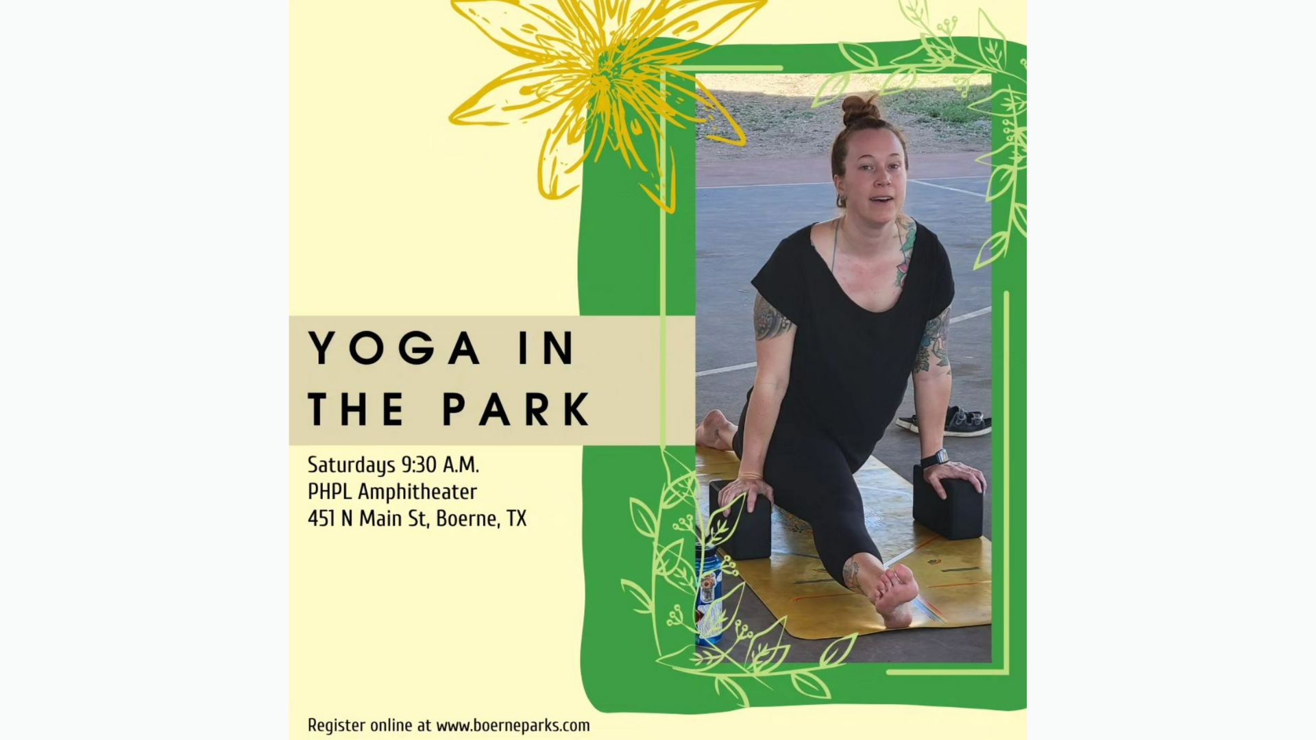 Yoga in the Park Boerne