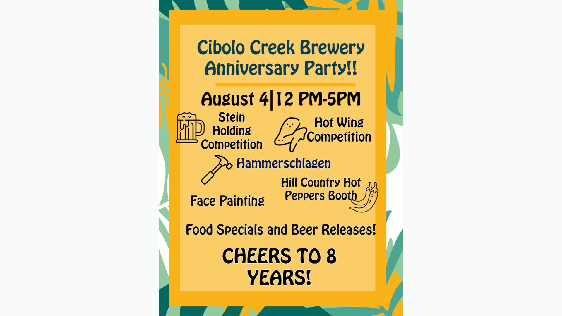 Cibolo Creek Brewing Anniversary Party