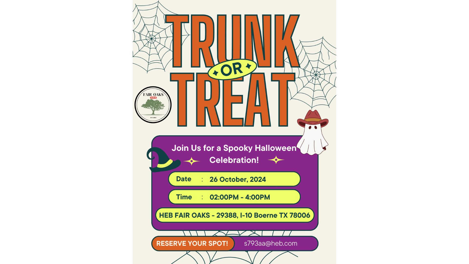 Fair Oaks Trunk or Treat
