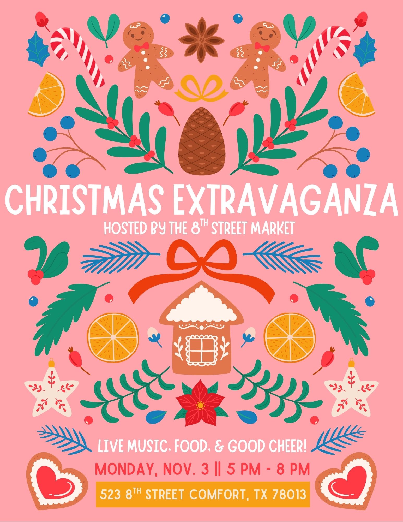 Christmas Extravaganza at 8th Street Market in Comfort