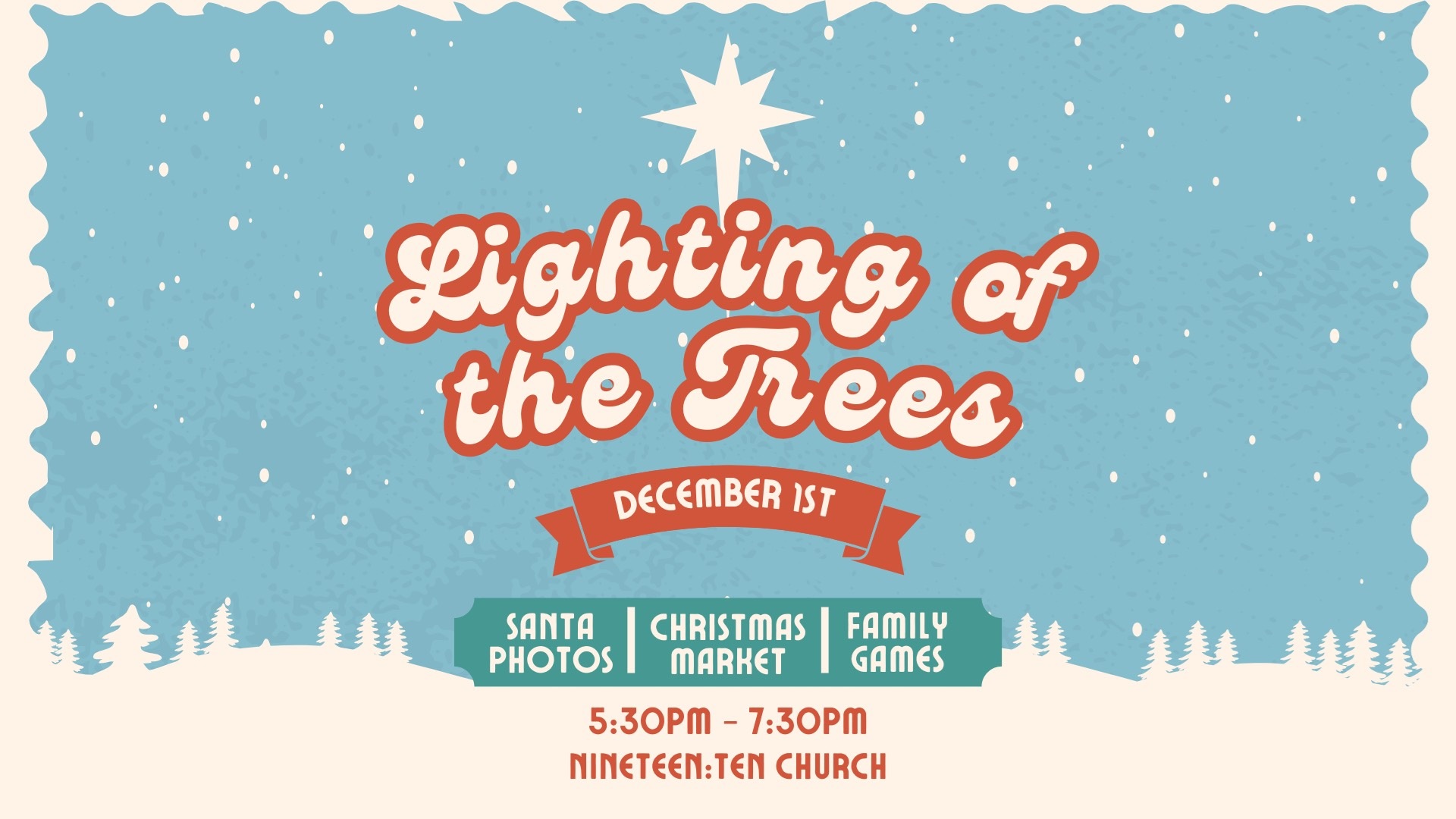 Lighting of the Trees at 1910 Church