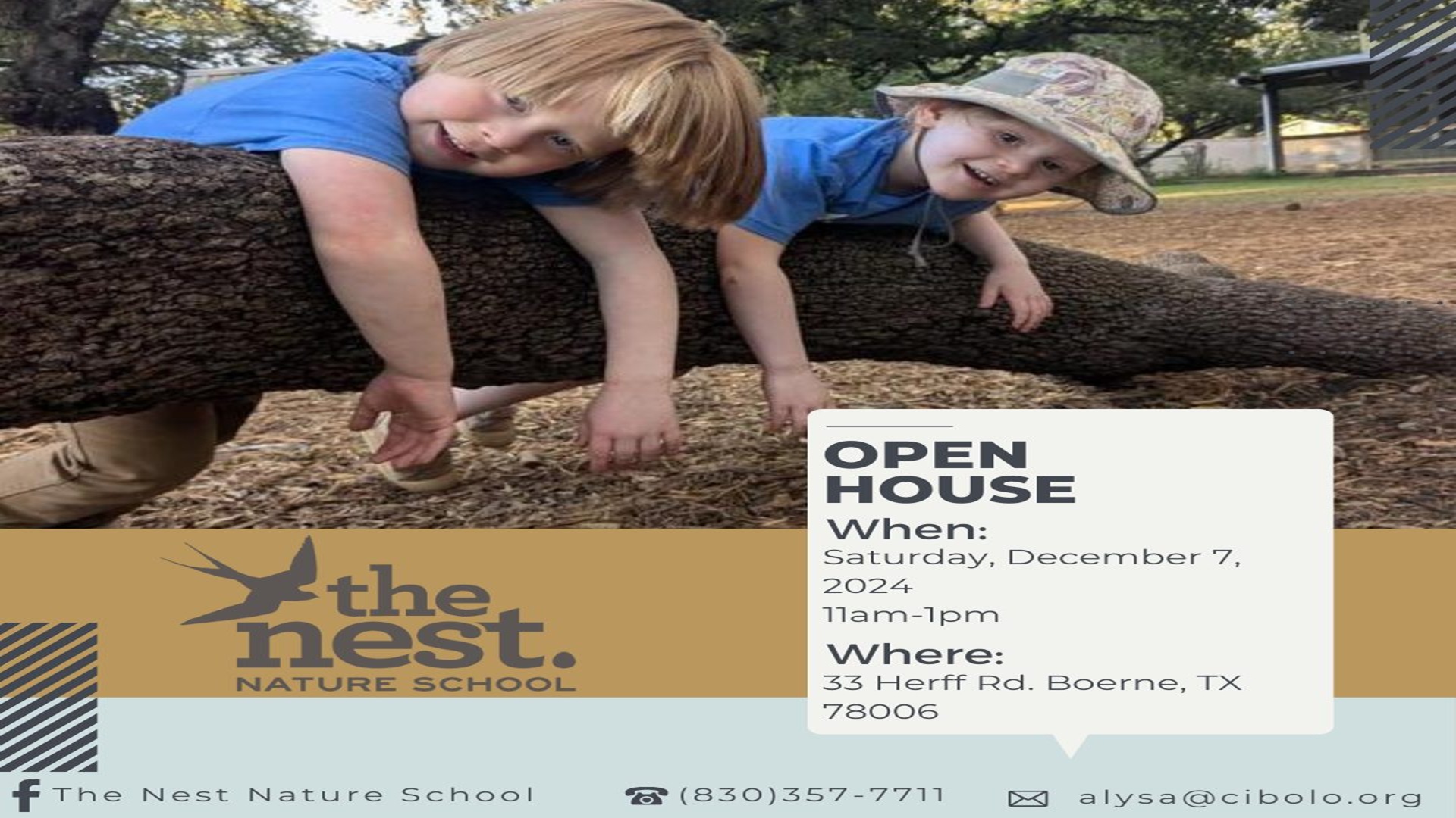 Open House at The Nest Nature School