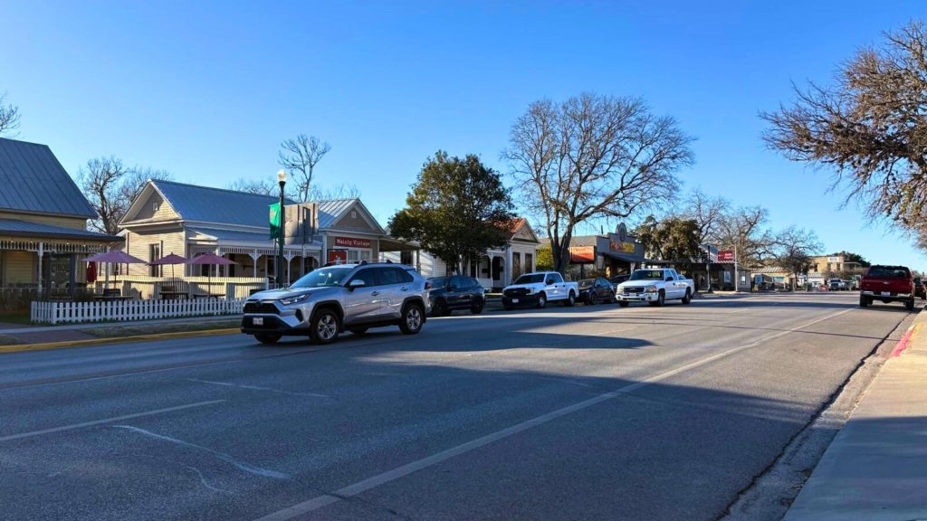 Don't jaywalk on Main Street
