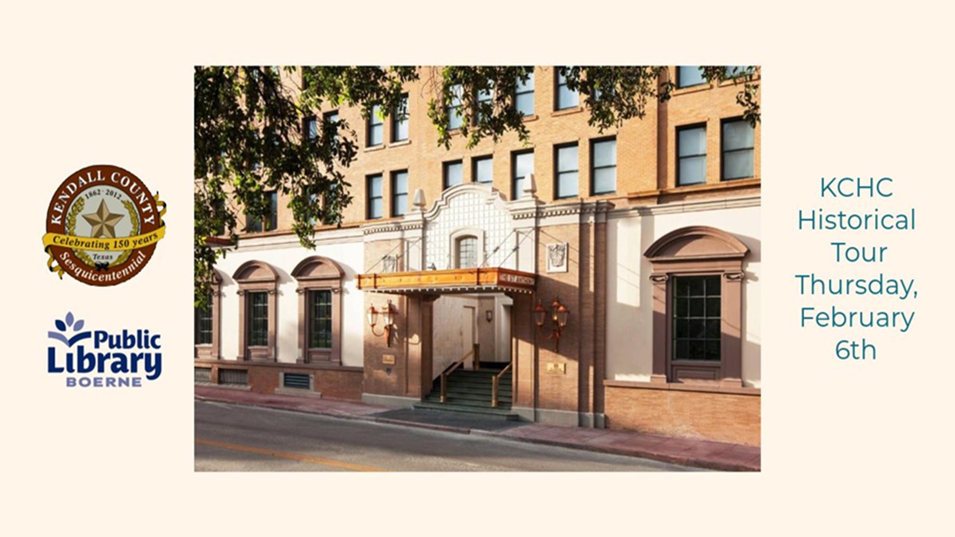 KCHC Historical Tour: The St. Anthony Hotel at Patrick Heath Public Library