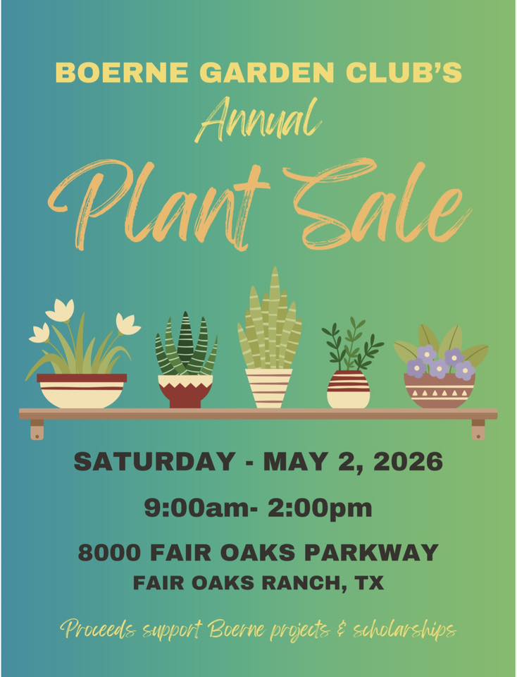 Boerne Garden Club Annual Plant Sale