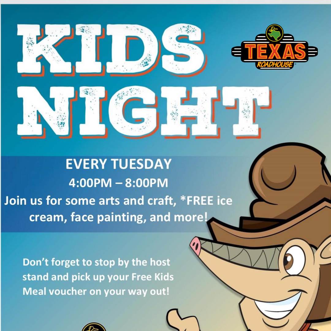 Kids night Texas Roadhouse