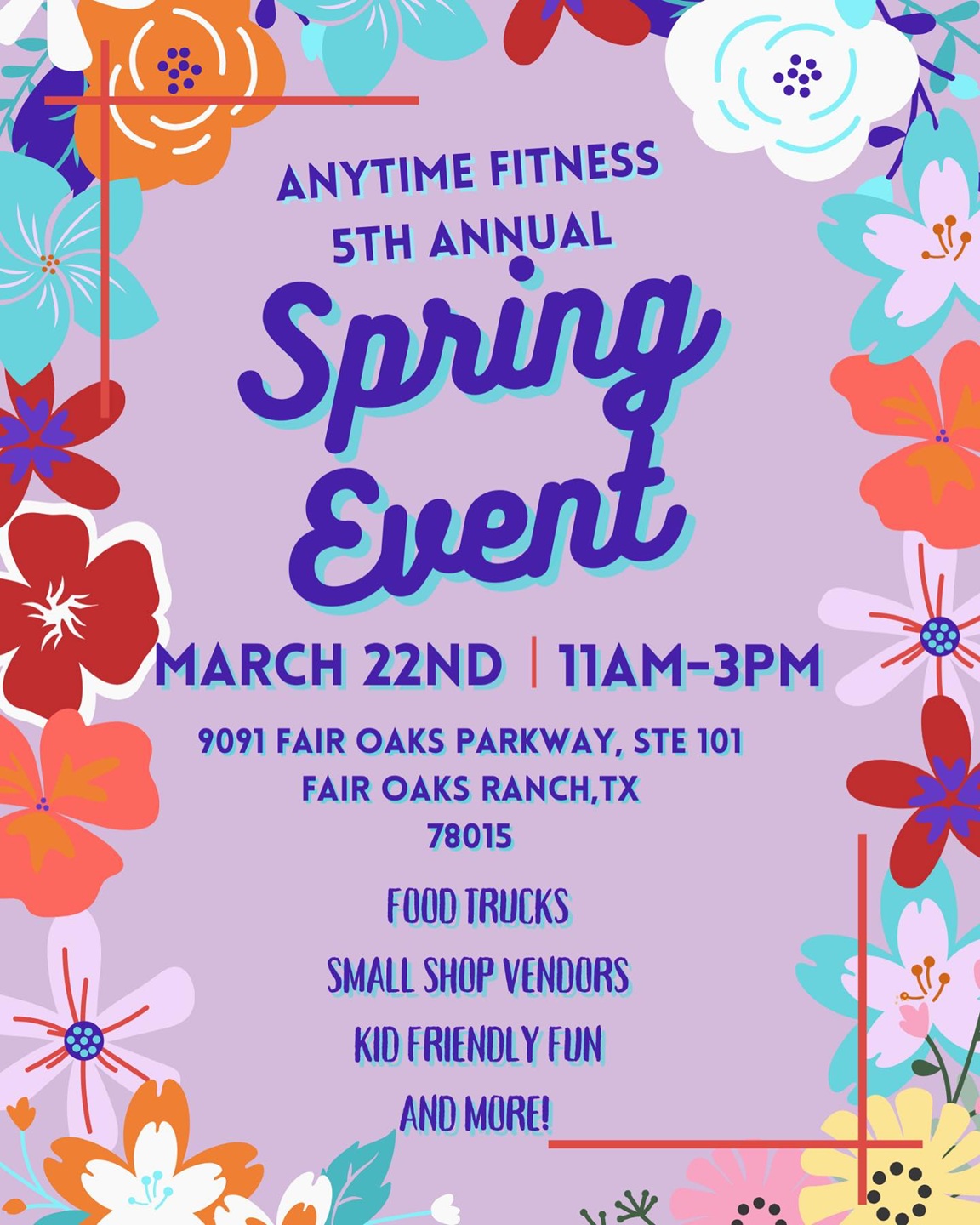 5th Annual Spring Event at Anytime Fitness