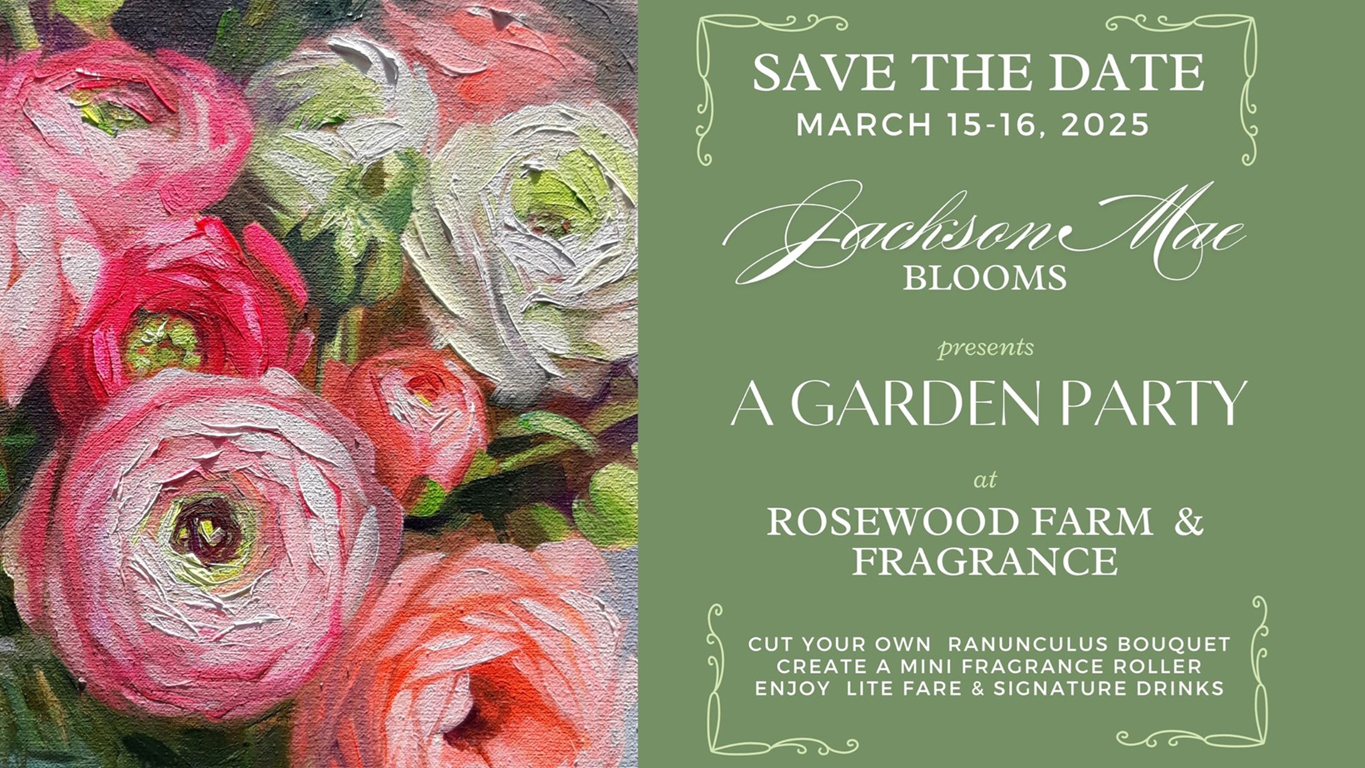 A Garden Party at Rosewood Farm & Fragrance