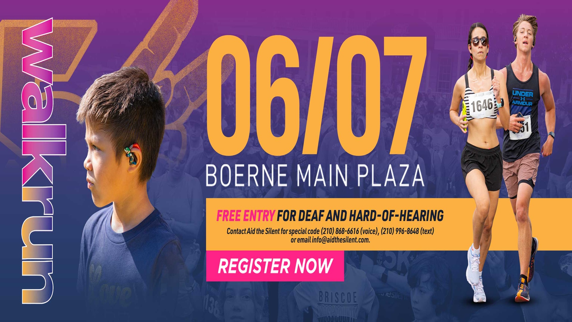 Aid the Silent 5K Run/Walk at Main Plaza