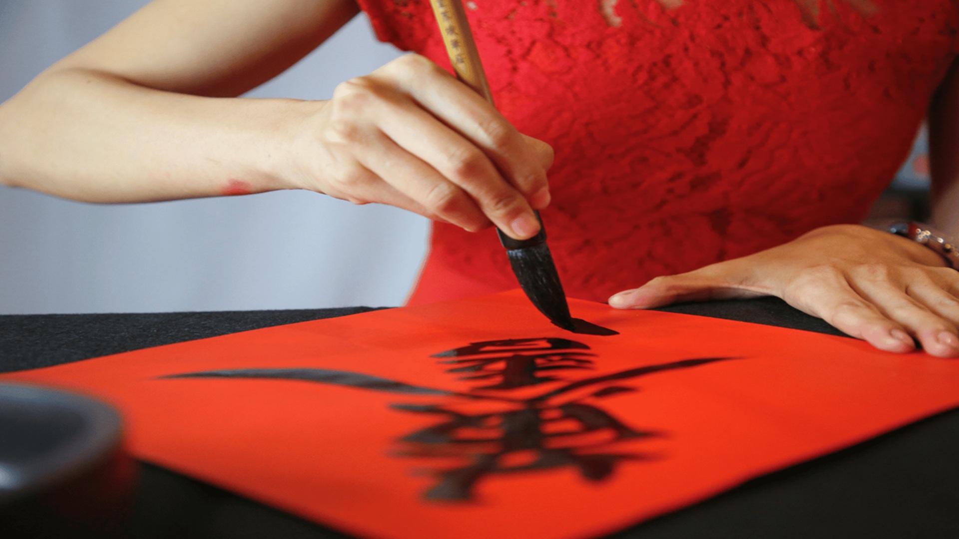 Chinese Calligraphy at Tapatio Springs Hill Country Resort