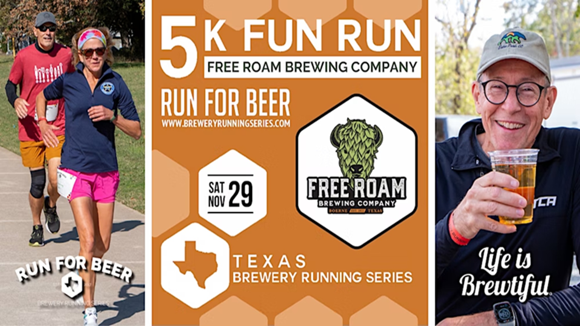 5K Beer Run at Free Roam Brewing
