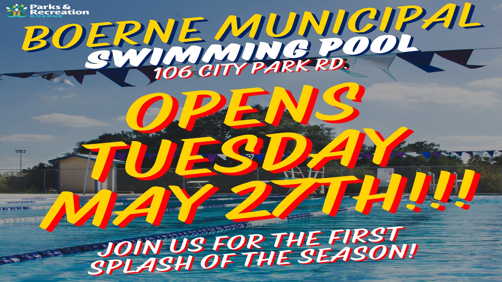Opening Day at the Boerne Municipal Swimming Pool