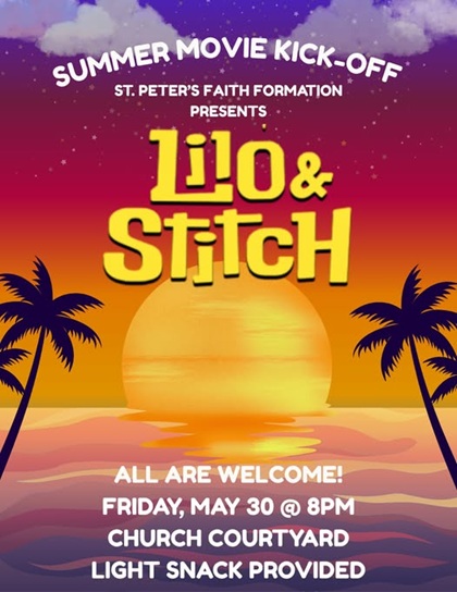 Summer Movie Kick-Off at St. Peter the Apostle Catholic Church