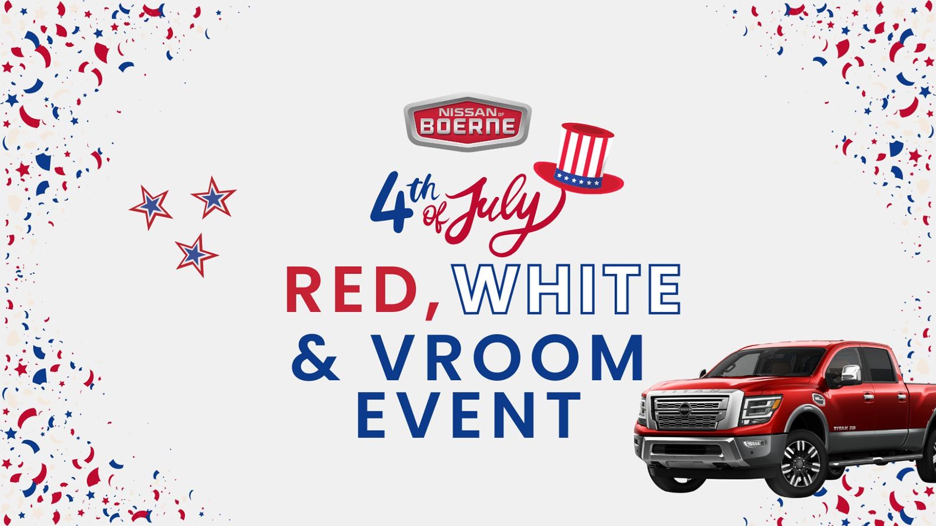 Red, White & Vroom Event at Nissan of Boerne