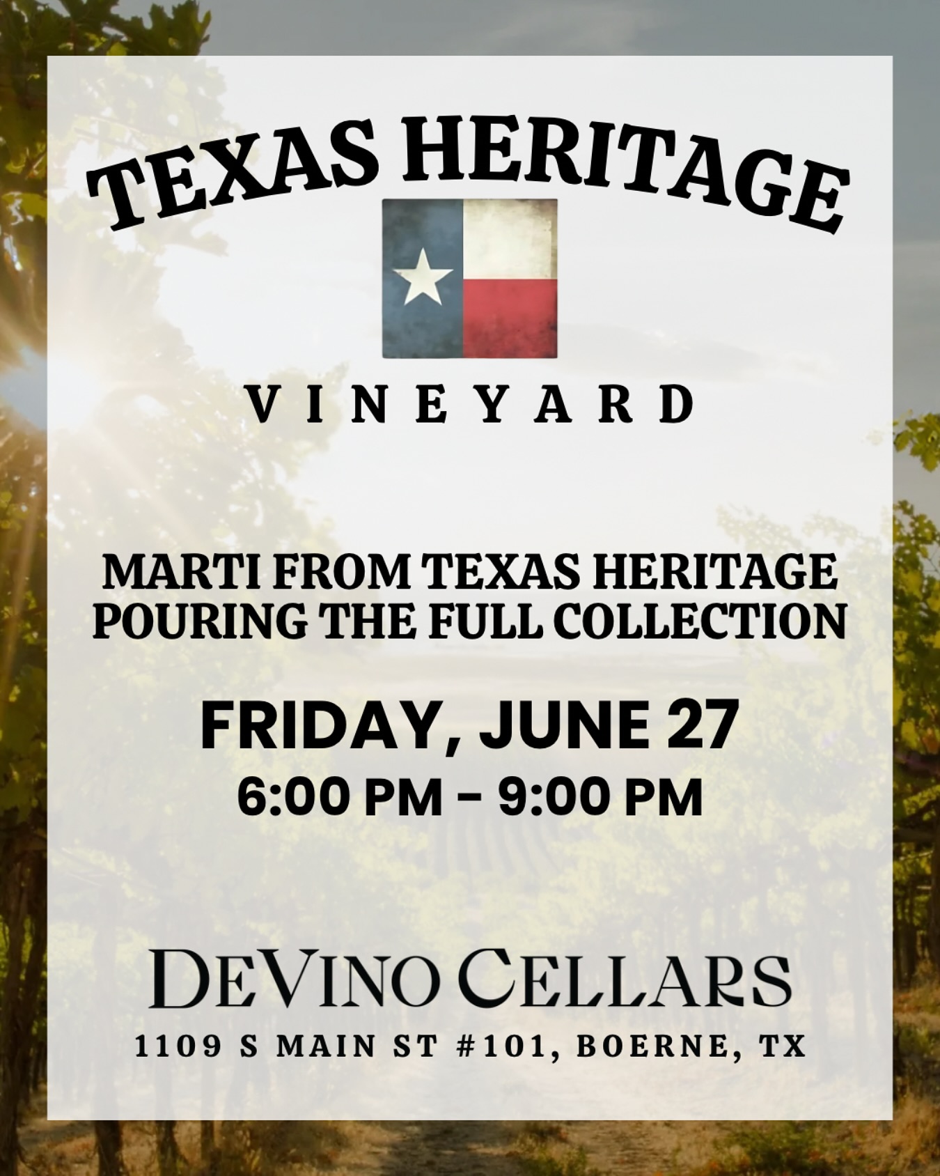 Meet the Wine Maker – Texas Heritage Vineyards