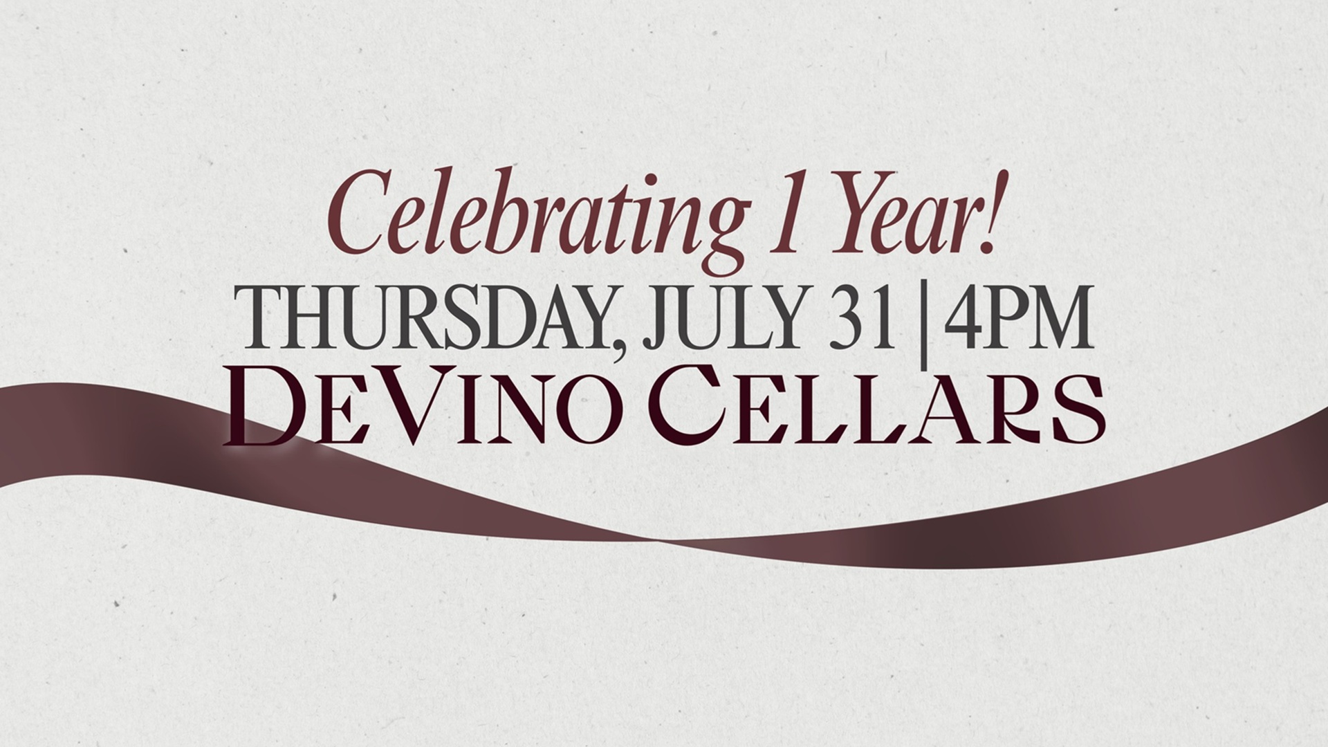 1-Year Anniversary Celebration at DeVino Cellars