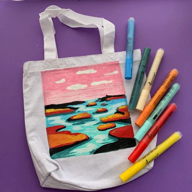 Paint a Bag at Handmade on Main