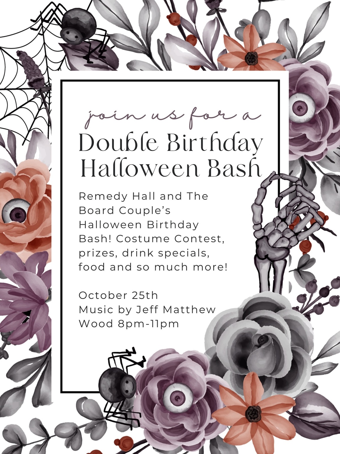 Double Birthday Halloween Bash at Remedy Hall