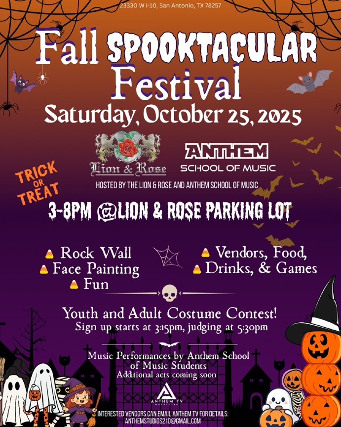 Fall Spooktakular Festival at The Lion & Rose Pub