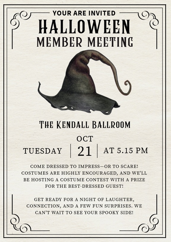 Halloween Member Meeting at The Kendall