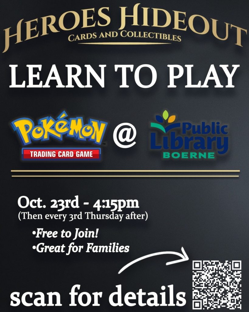 Learn to Play: Pokémon Trading Card Game at Patrick Heath Public Library