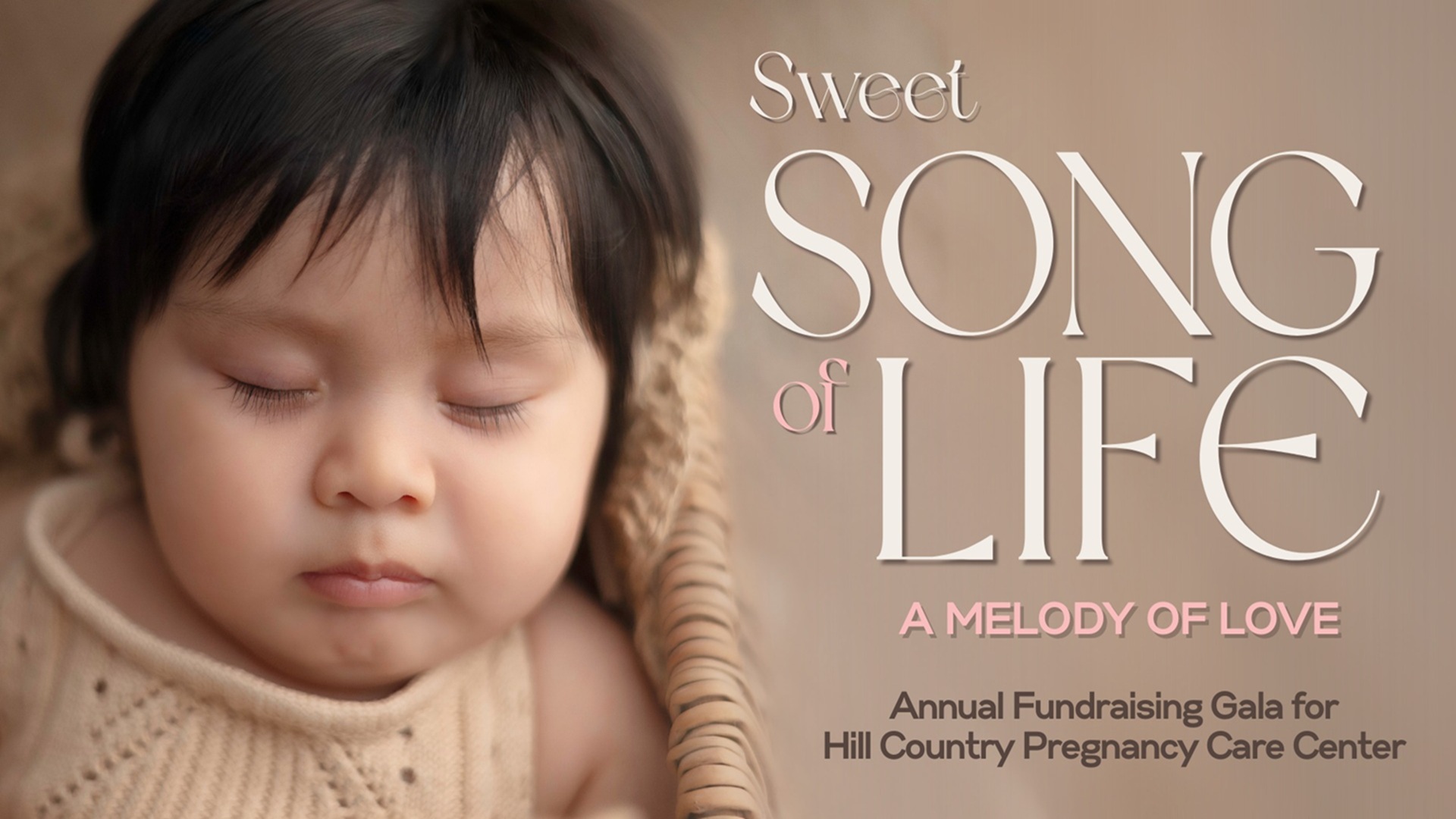 Sweet Song of Life – Annual Fundraising Gala for Hill Country Pregnancy Care Center