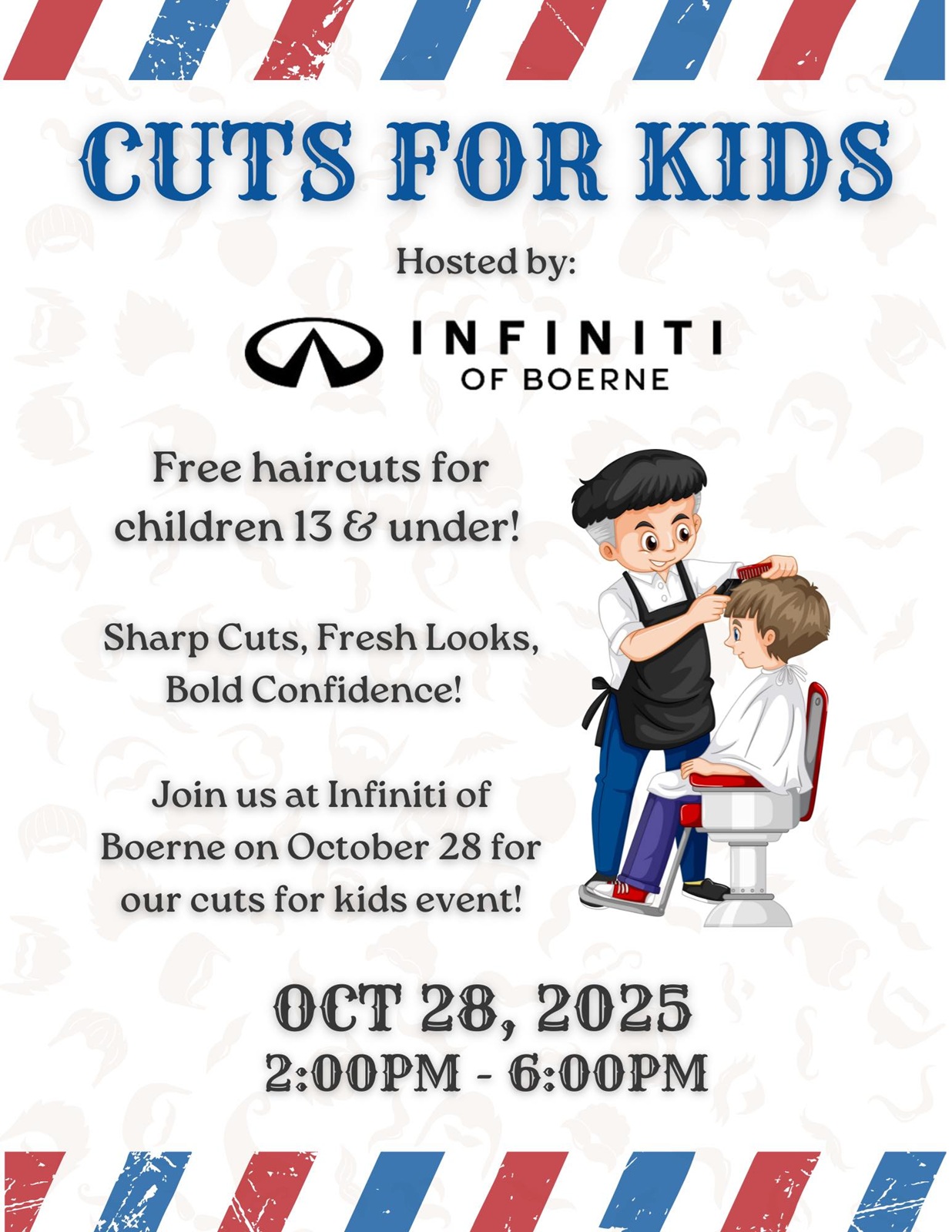 Cuts for Kids at Infiniti of Boerne