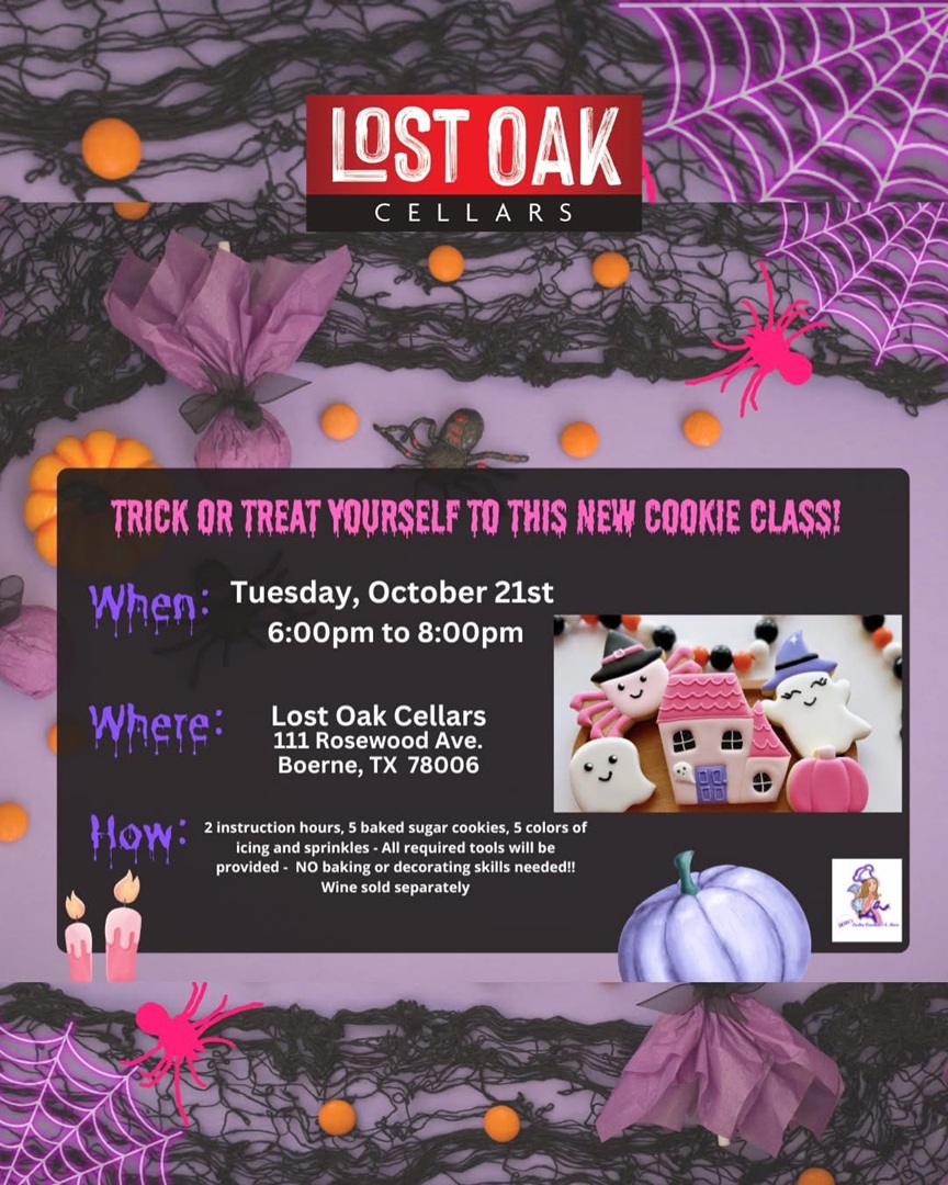 Halloween Sip and Decorate at Lost Oak Cellars