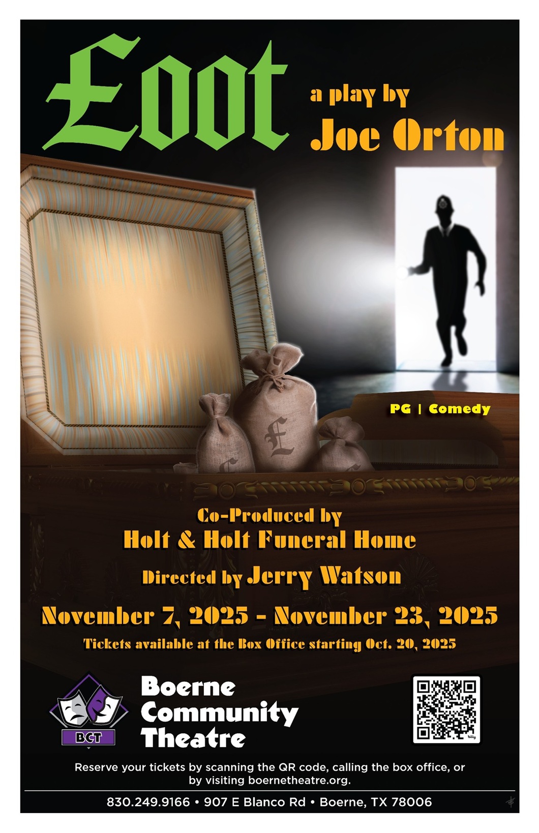 Loot at Boerne Community Theatre