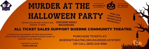 Murder at the Halloween Party at DeVino Cellars