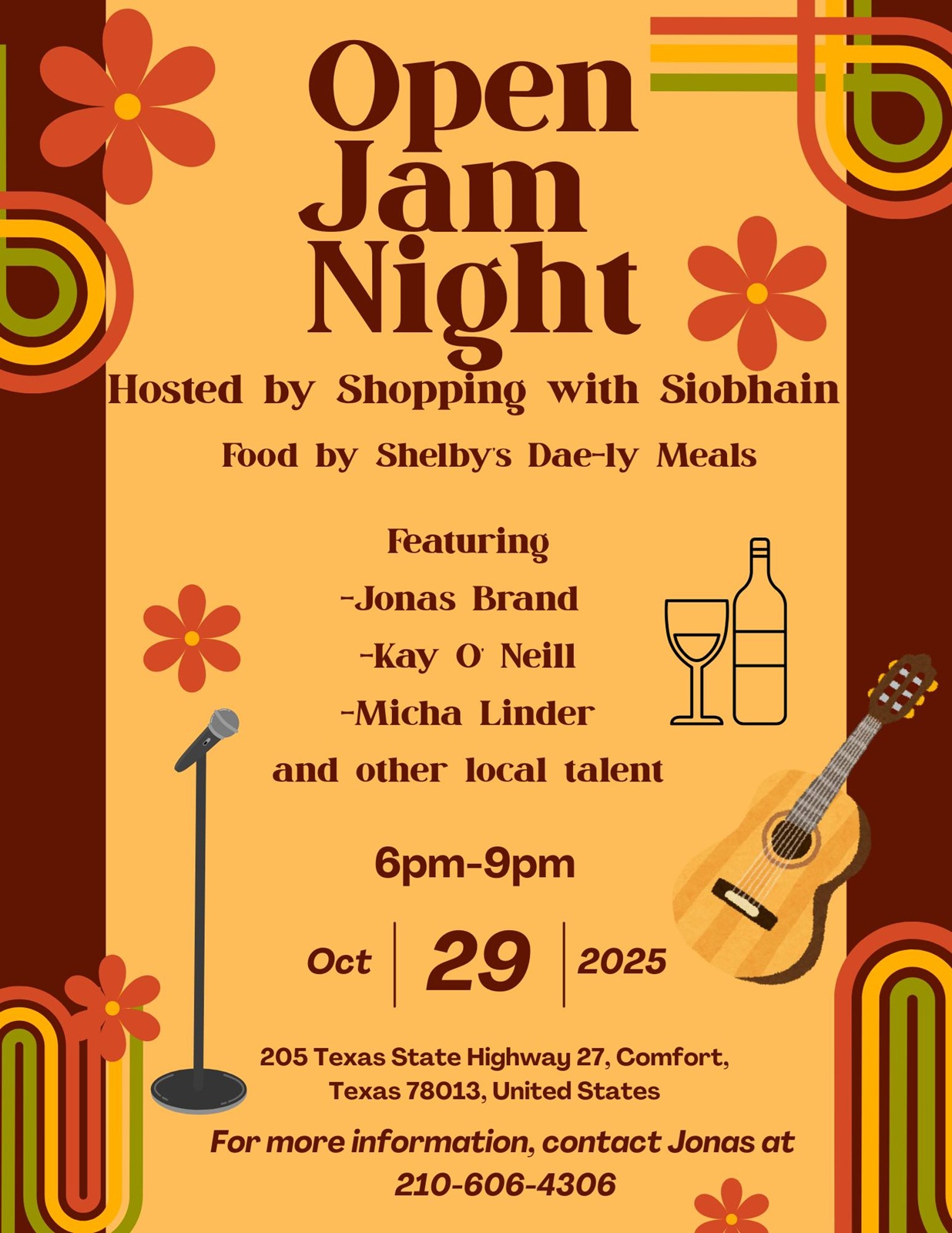 Open Jam Night at Shopping with Siobhain