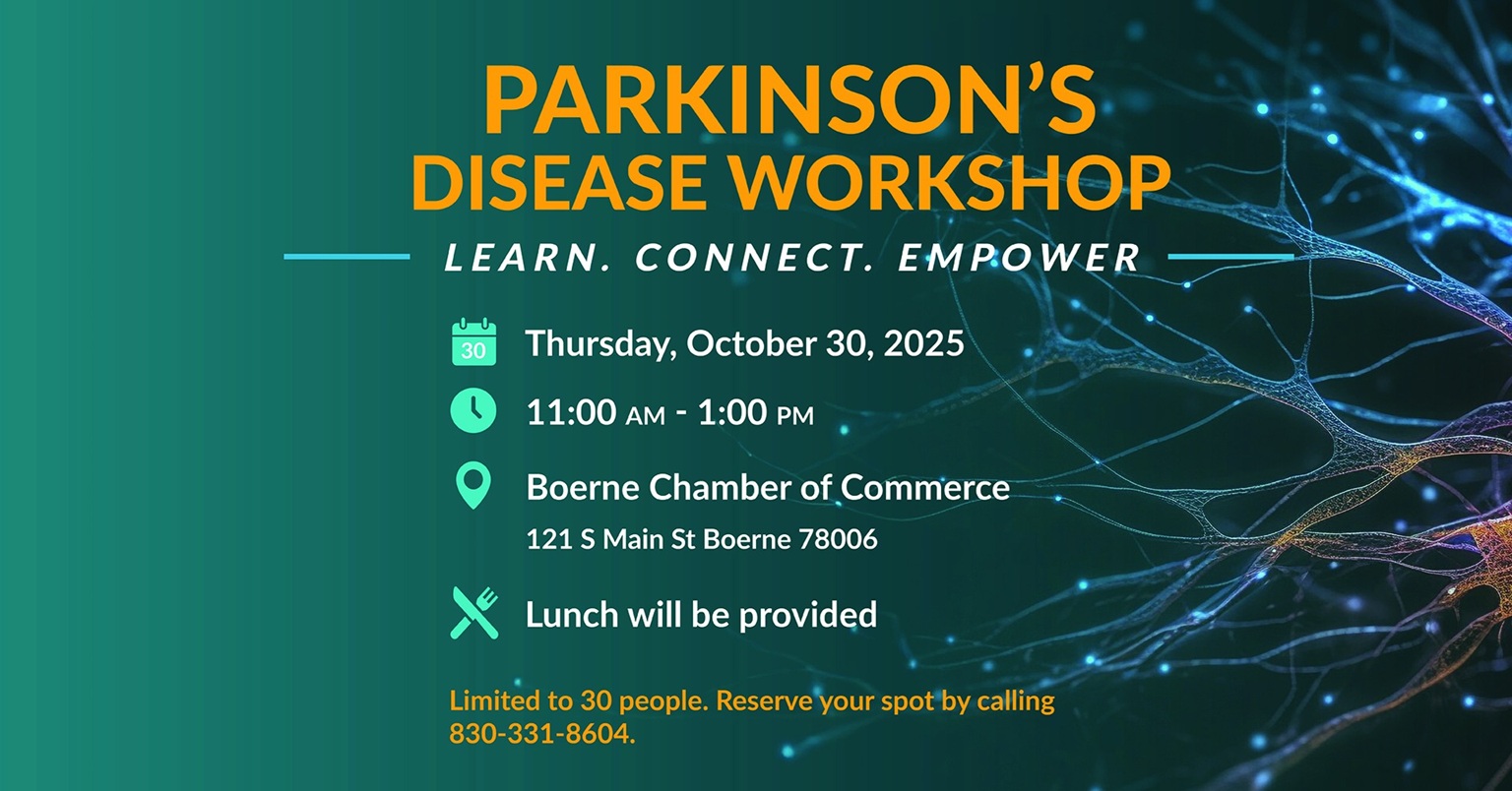 Parkinson's Disease Workshop at the Boerne Chamber of Commerce