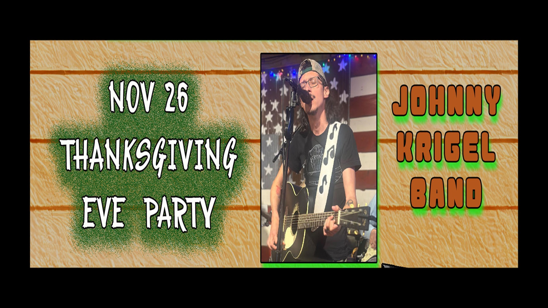 Thanksgiving Eve Party with Johnny Krigel Band at Salvador DOBBS