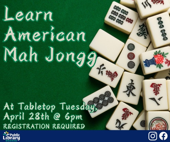 Learn American Mah Jongg at Patrick Heath Public Library