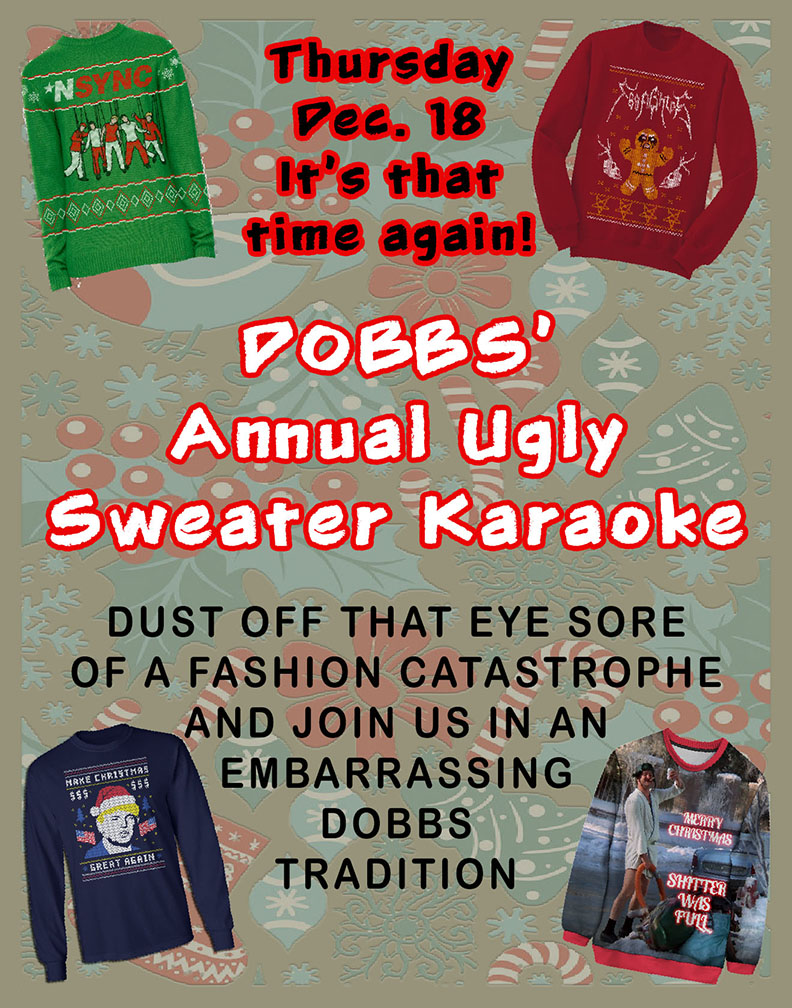 Ugly Sweater Karaoke at Salvador Dobbs