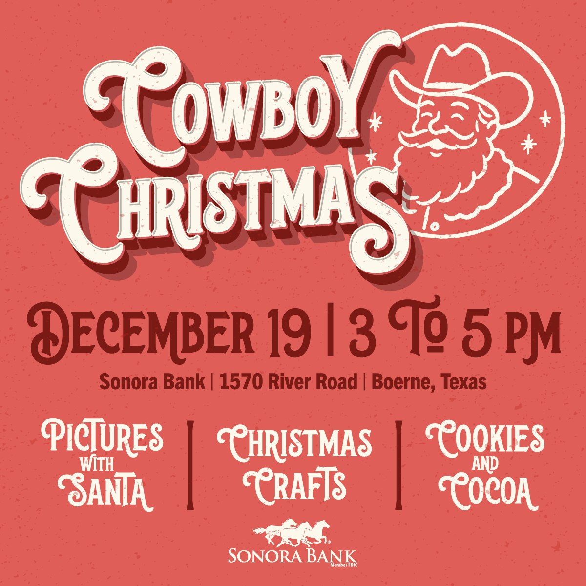 Cowboy Christmas at Sonora Bank