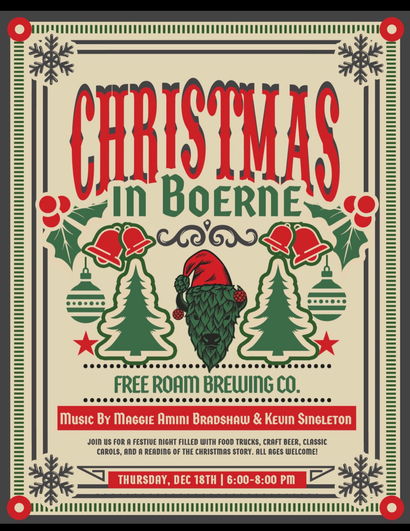 Christmas in Boerne at Free Roam