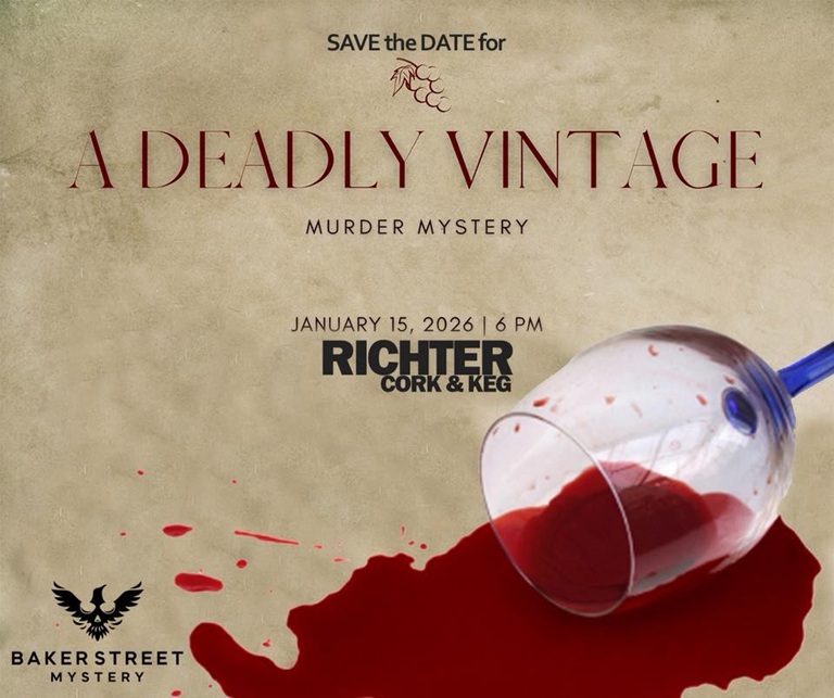A Deadly Vintage Murder Mystery Night at Richter Boerne Cork & Keg