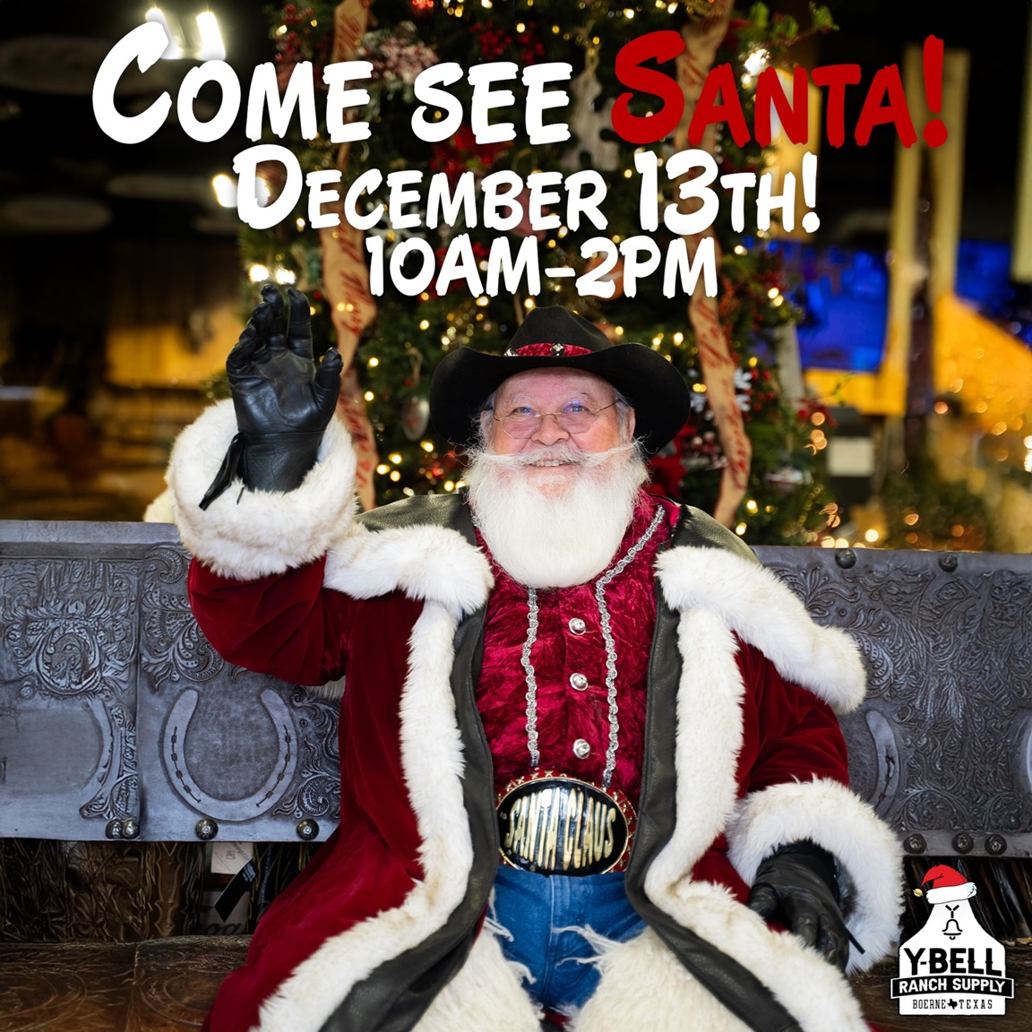 Come See Santa at Y-Bell Ranch Supply