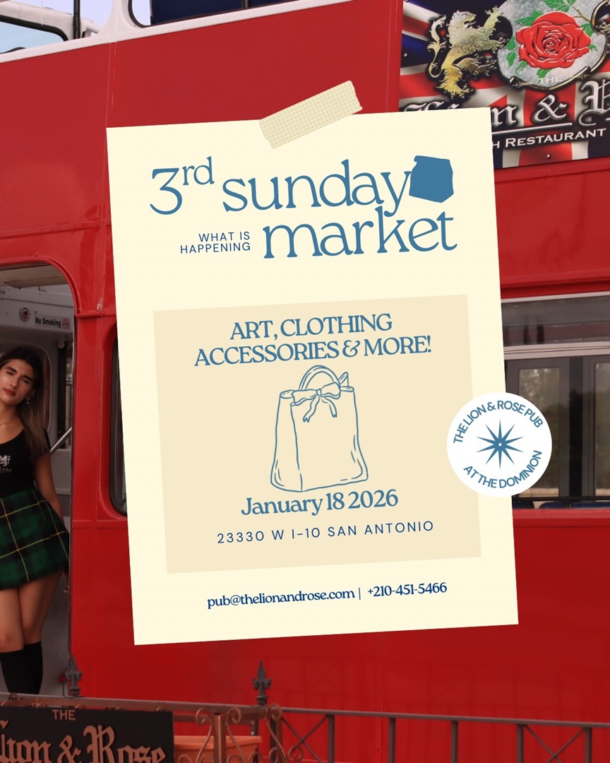 3rd Sunday Market at The Lion & Rose British Restaurant & Pub