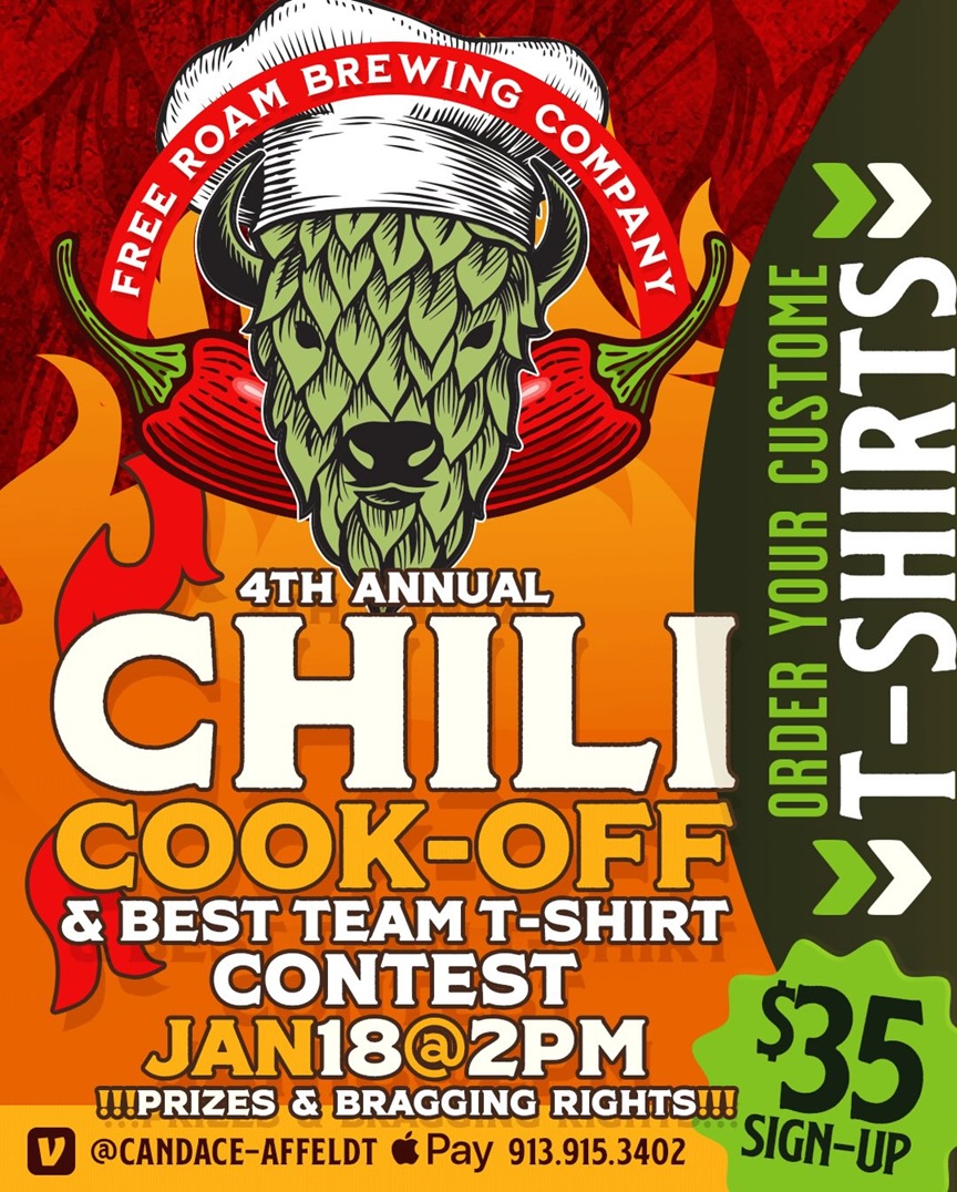 4th Annual Free Roam Chili Cookoff at Free Roam Brewing Company