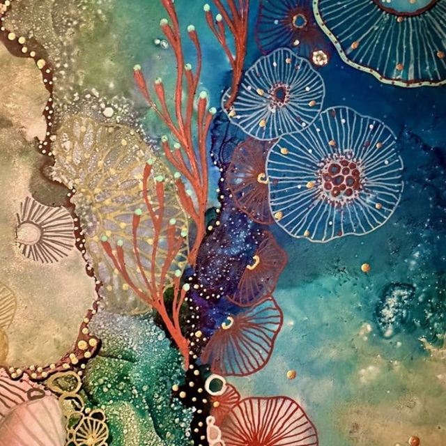 Art AfterHours – Alcohol Ink Painting at Hill Country Council for the Arts