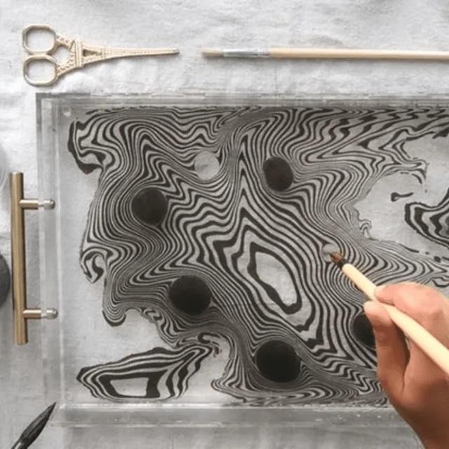 Art AfterHours – Suminagashi Ink at Hill Country Council for the Arts