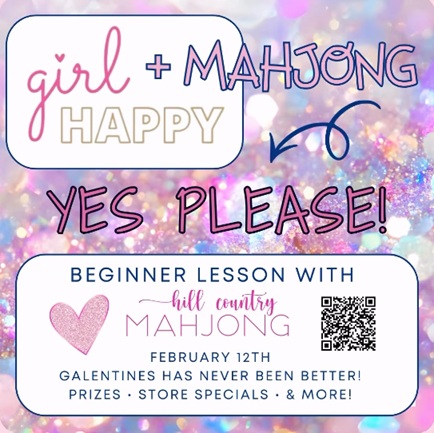Beginner Mahjong & Galentines at Girl Happy