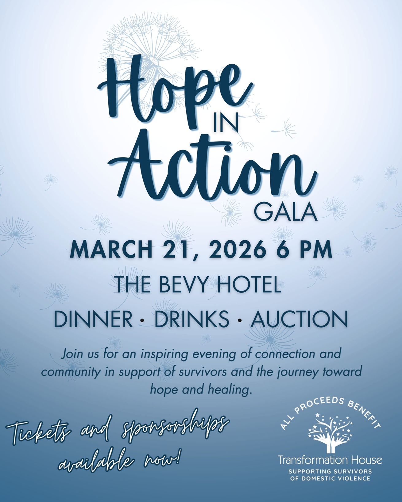 Hope In Action Gala at The Bevy Hotel