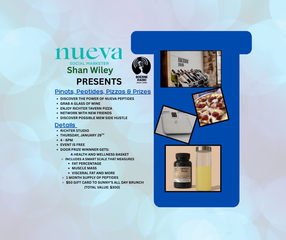 Pinots, Peptides, Pizzas & Prizes at Richter Studio