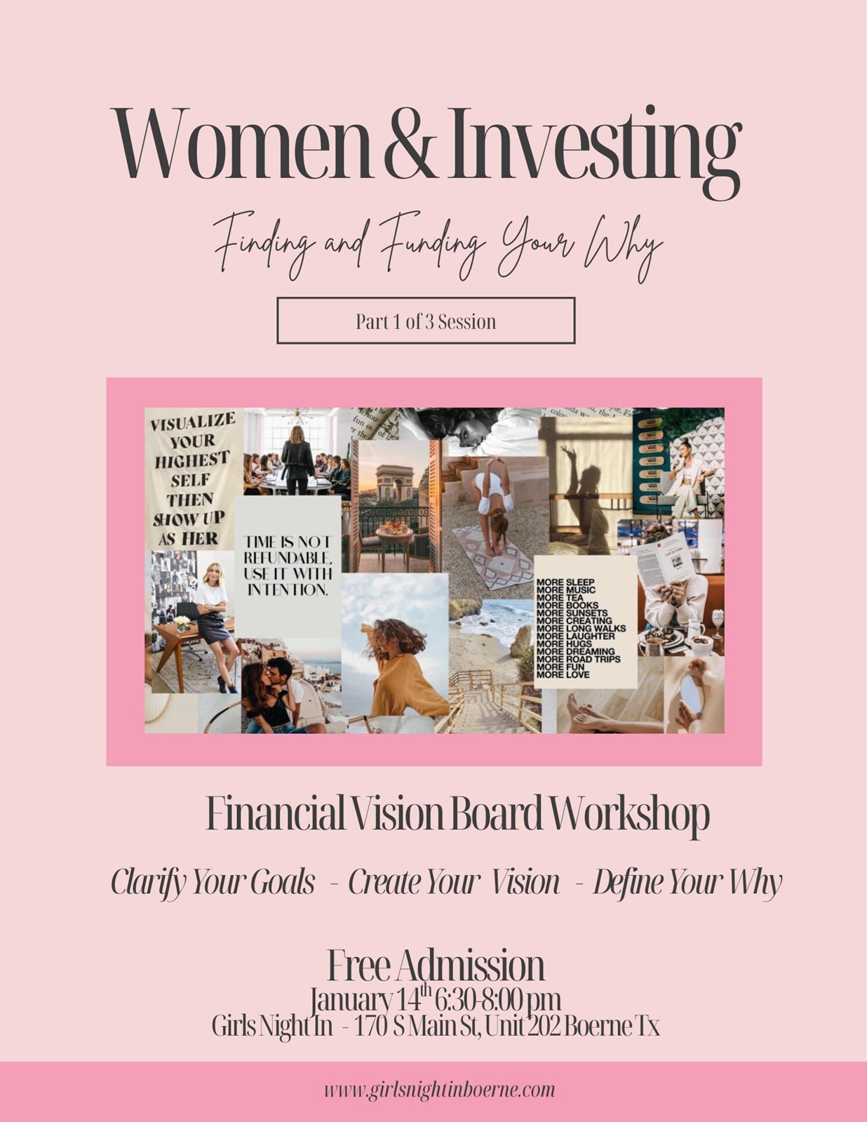 Women & Investing: Finding and Funding Your Why at Girls Night In