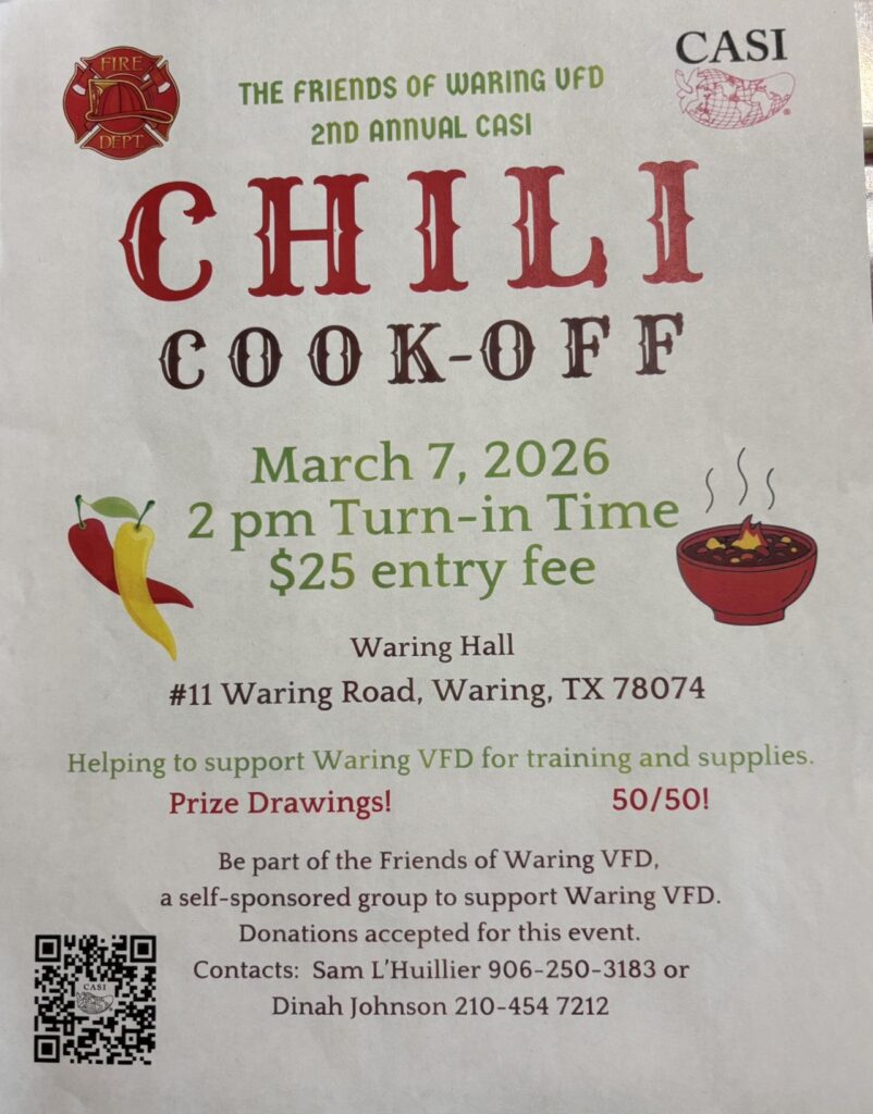 Chili Cook-Off at Waring Hall
