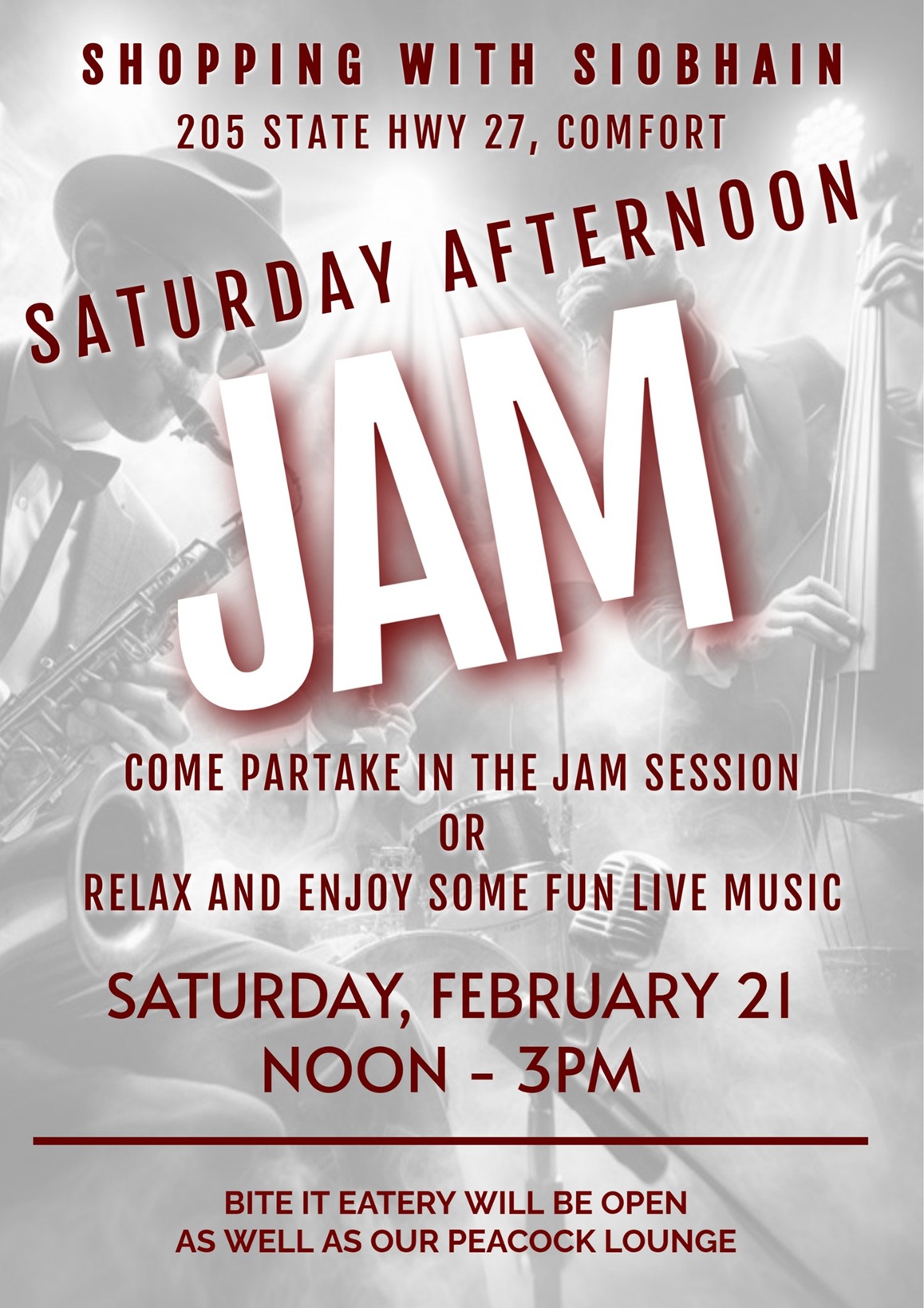 Saturday Afternoon Jam at Shopping with Siobhain