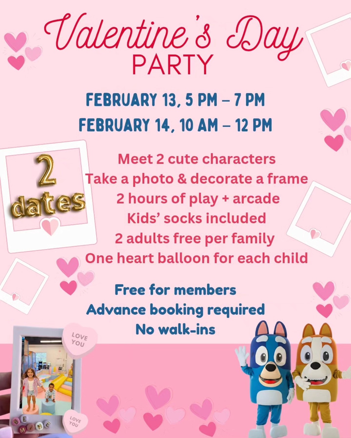Valentine’s Day Party at Kids Zone Boerne